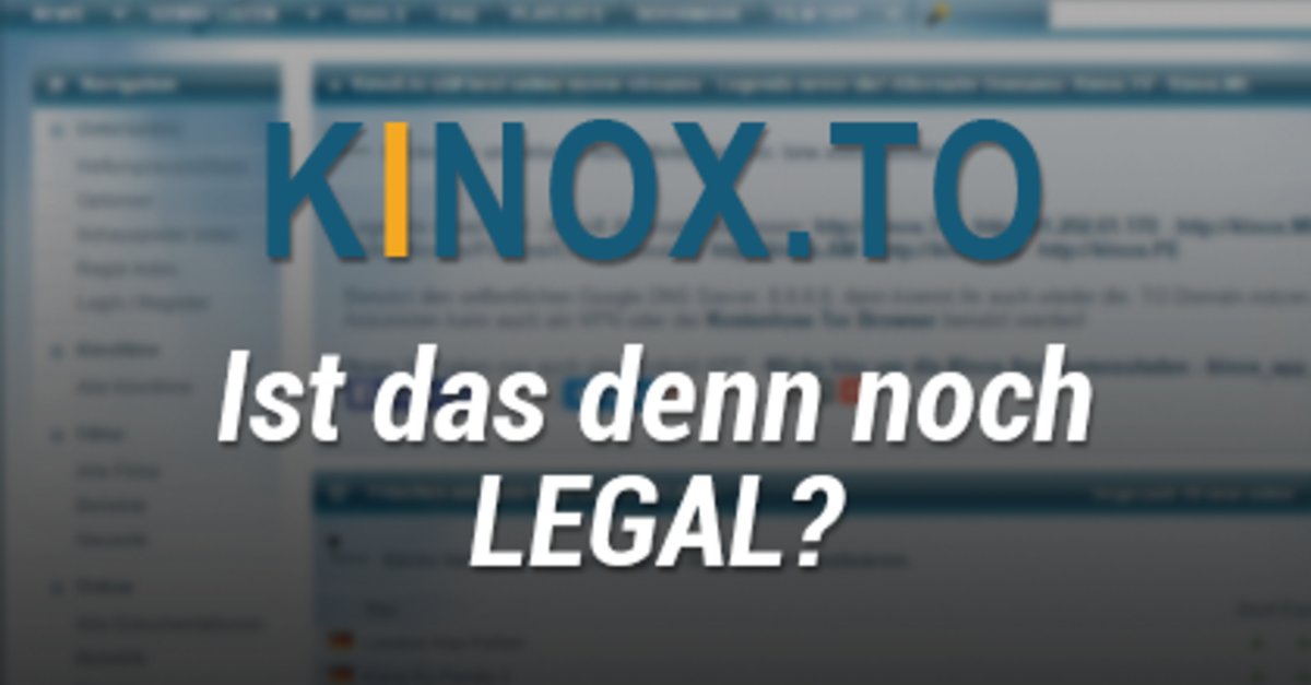 Kinox.To Legal